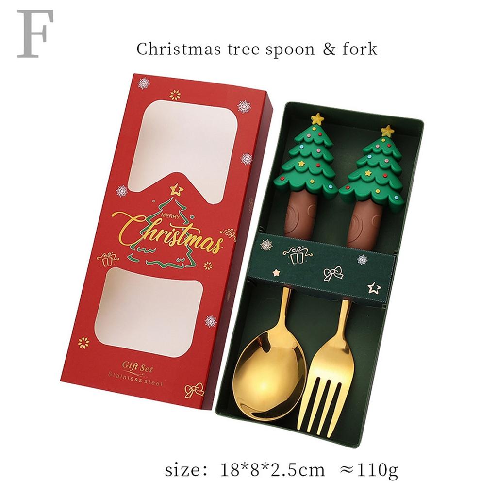 Рождественский набор ложки и вилки