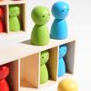 Семейные игры для детей, Деревянная игра на подбор цвета кукол с 10 яркими куклами, Семейные настольные игры, Вечеринка, Подарок на день рождения, Игра для вечеринки