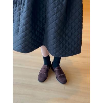 Версия из коровьей кожи~ тупоносые ретро-бантик маленькие кожаные туфли низкий каблук лоферы одна педаль простые Мэри Джейн одинарные туфли женские