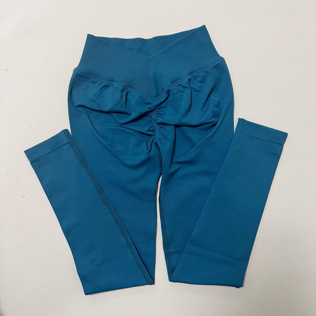 High Waist Seamless Yoga Leggings - Women's Peach Butt Lifting Sports Pants for Running and Fitness