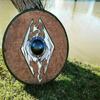 Wooden Shield Viking Shield 24 Inch Hand Painted Premium Gift Ex13
