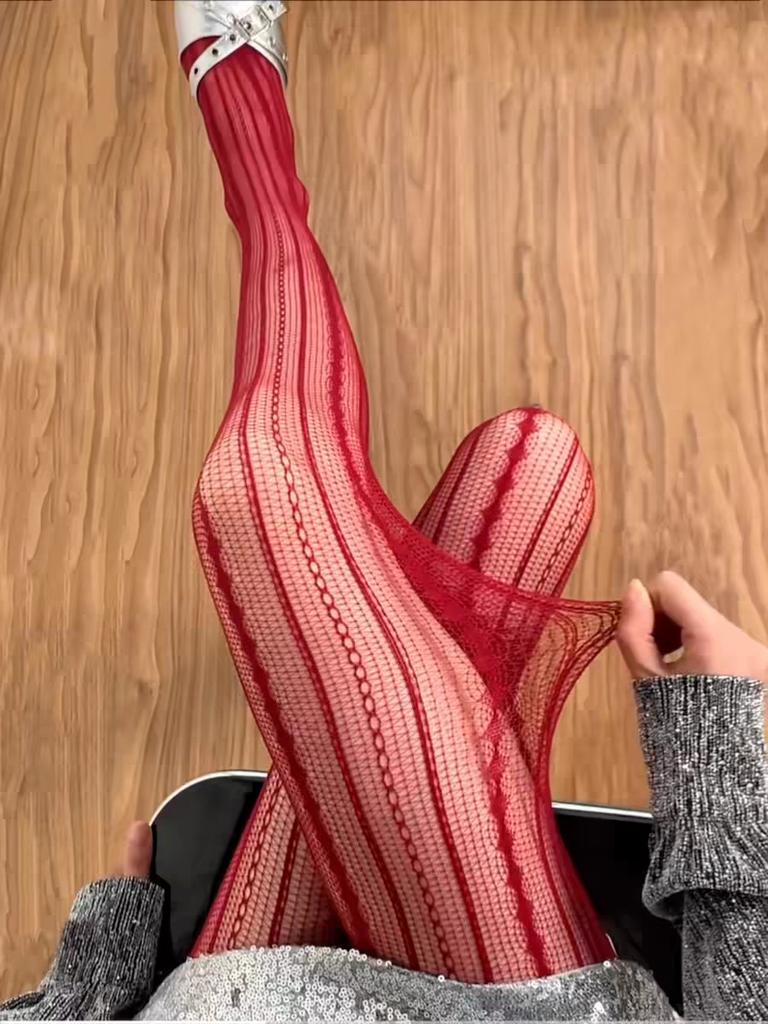 Women's Sexy Pantyhose With Hollowed Out Mesh Lace Pantyhose