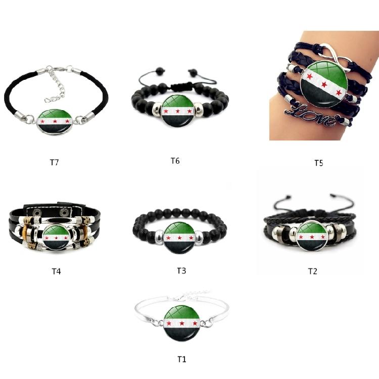 Отпразднуйте сирийское наследие этим удобным прочным плетеным браслетом для нарядов всех поколений