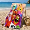 Muppet Rock Stars Beach Towel, Quick-drying, Easy to Care for, Suitable for Both Fitness and Beach Vacations,Sports Essential