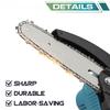 6 Inch 88VF Electric Saw Mini Chainsaw with Li-ion Battery Chains Kit Woodworking Cutter Tool for 18V Battery