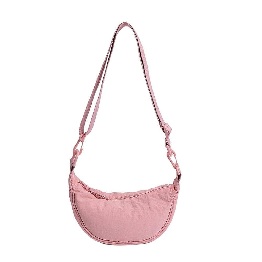 Lightweight Nylon Crossbody Bag Handbag Oxford Cloth Shoulder Bag Cute Mini Dumpling Bag Women