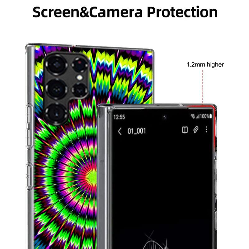 Chaotic Hypnosis Cases Phone Case for Samsung Galaxy S26 Ultra S25 Edge S24 S23 FE S21 Plus S20 S22 S10 Cover TPU Capa Shell Sho
