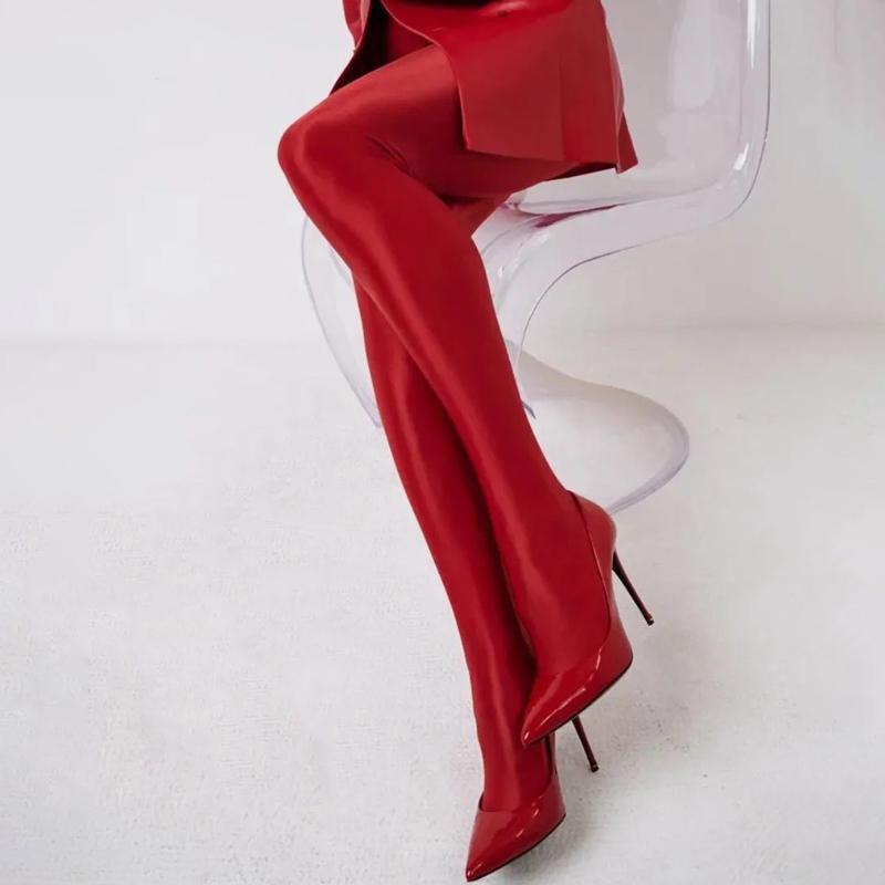 Женские тонкие однотонные колготки с высокой талией, суперэластичные весенние колготки, повседневные спортивные штаны для йоги, женские чулки, колготки Y2k