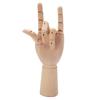 Wooden Hand Model Movable Flexible Durable Wood Wide Application Wooden Mannequin Hand for Decor