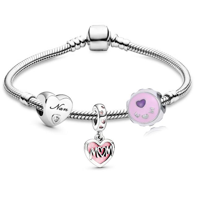 41 стиль, высокое качество, кристаллы и эмаль, эмаль, подвеска из бисера, цепочка в виде змеи, подвески, браслеты для женщин, ювелирные изделия