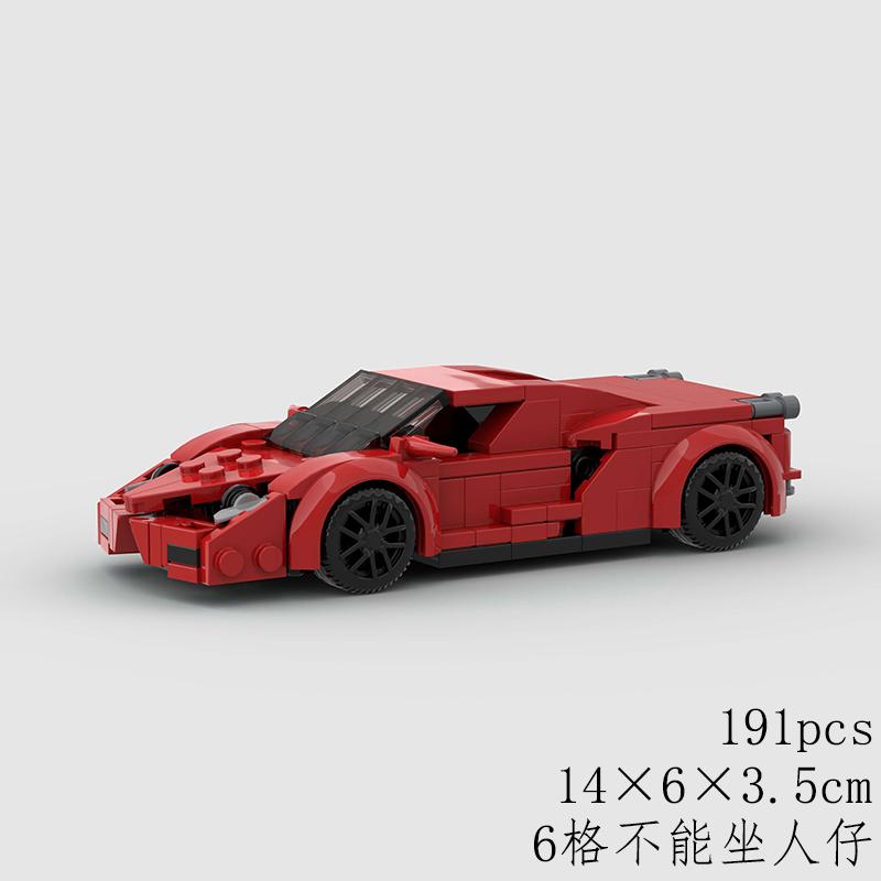MOC Car Super Race City Speed ​​Sport Pickup Vehicle Model Building Blocks Rally Supercar Racing Bricks Christmas Gift Technical