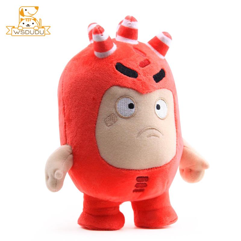 Cartoon Oddbods Plush Animal Toy Cute Stuffed Doll Fuse Bubbles Newt Pogo Slick Jeff Zee Soft Pillow Collectible Kid Adult Gifts