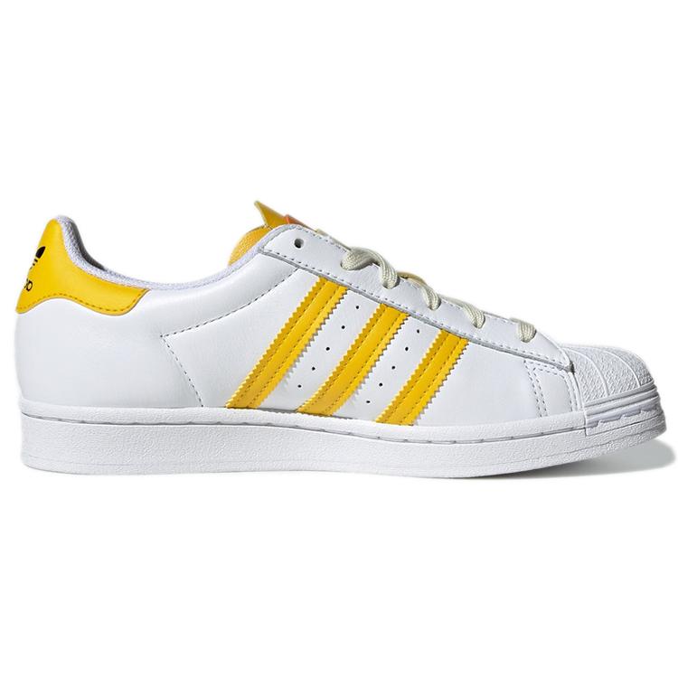 adidas Женские Superstar 'White Hazy Yellow' Женские GZ7415