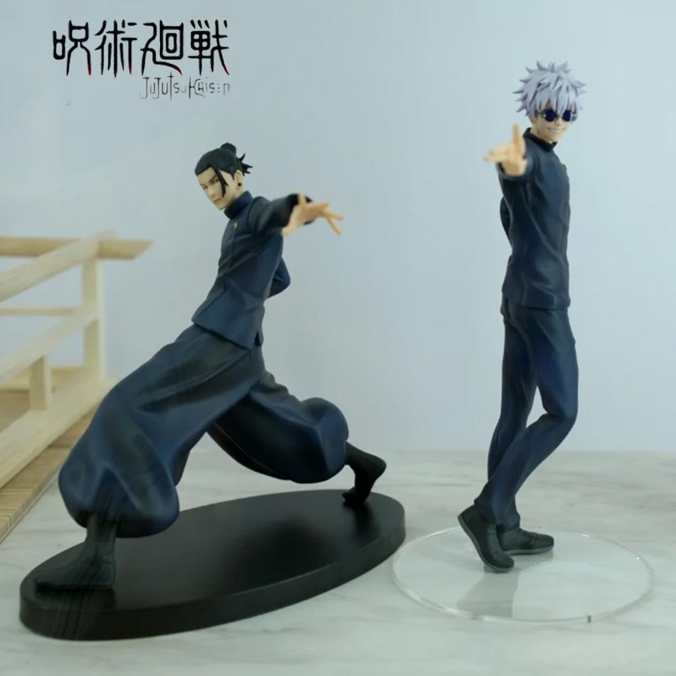 JJK Jujutsu Kaisen Аниме Фигурка Stopper для лапши 18 см Сатору Годжо 14,5 см Гэто Сугуру Фигурка Действия ПВХ Коллекционная Модель Игрушки Подарки