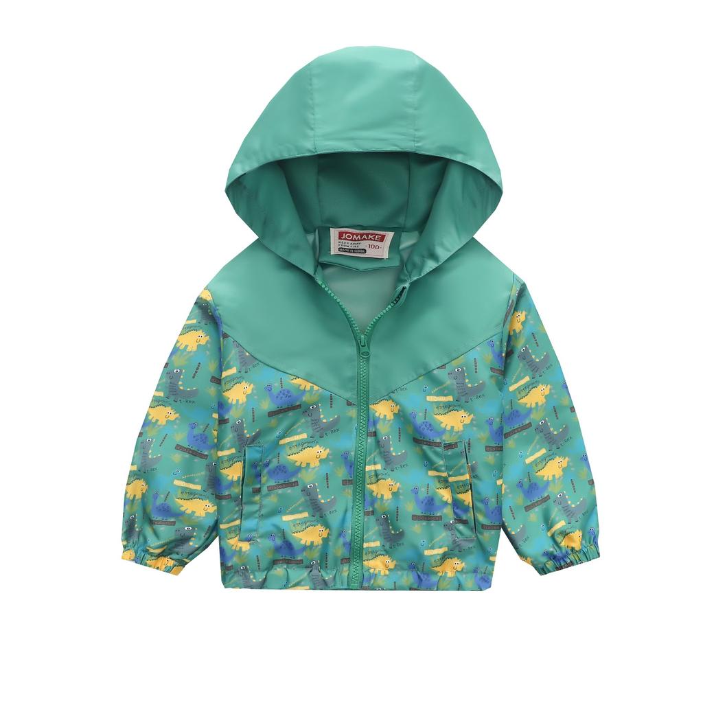 Детская одежда для мальчиков и девочек, детская одежда для маленьких детей, модная, с принтом, повседневная куртка с капюшоном на молнии, куртка