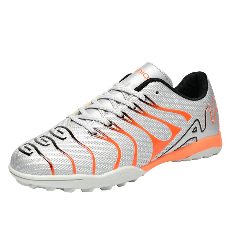 Мужские футбольные бутсы с низким верхом, легкие футбольные бутсы FG/TF, детские нескользящие бутсы для тренировок на открытом воздухе, спортивные кроссовки для бега, размер 33-44