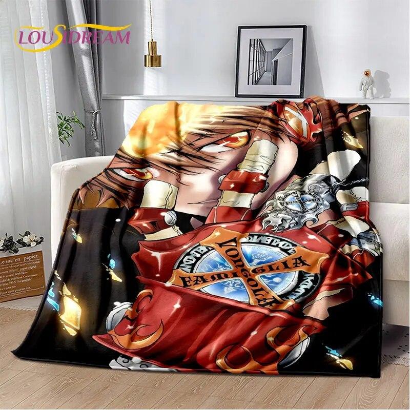 Мягкое плюшевое одеяло в стиле аниме «Учителя Hitman Reborn», фланелевое одеяло для гостиной, спальни, кровати, дивана, чехол для пикника, детское одеяло