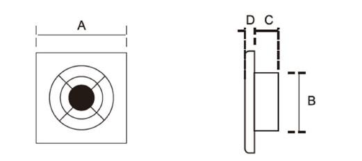 NORTADA HOKURO ORU WP-125 T bathroom fan timer white
