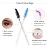 Disposable Crystal Rod Eyelash Extensions Brush - Spiral Curl Comb