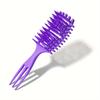 1/2pcs Anti-Static Pink Hollow Brush - Curly Hair Detangler, Blow Dry Safe Reduces Pulling, Afro & Curly Unisex Styling Tool