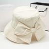 Sunshade Wide Brim Cap Sunscreen UV Protection Sun Hat Casual Bow Bucket Hat  Summer