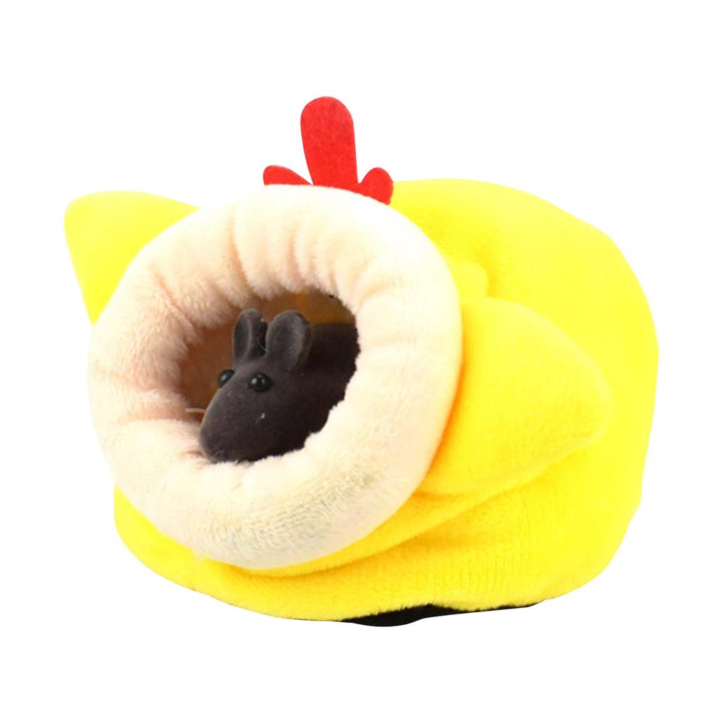 Аксессуары для кровати для хомяка, домик для мышки из хлопка, маленький теплый спальный мешок