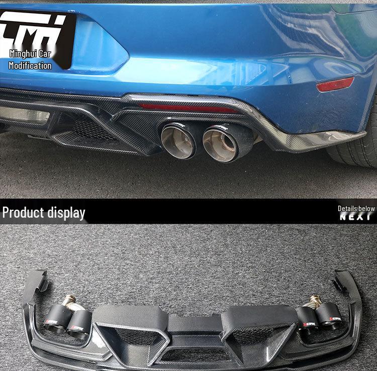 Carbon Fiber Rear Spoiler Lip for 2015-2022 Ford Mustang GT500 Body Kit