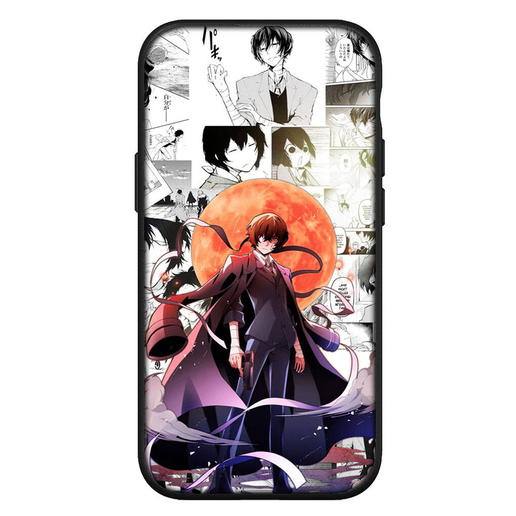 Чехол для iPhone 17 16 15 Xiaomi Poco Redmi Note 14 13 12 11 Pro Max 9 16e Samsung Galaxy S25 S24 S23 OPPO Huawei Мультяшный Bungou Stray Dogs Чехол для телефона