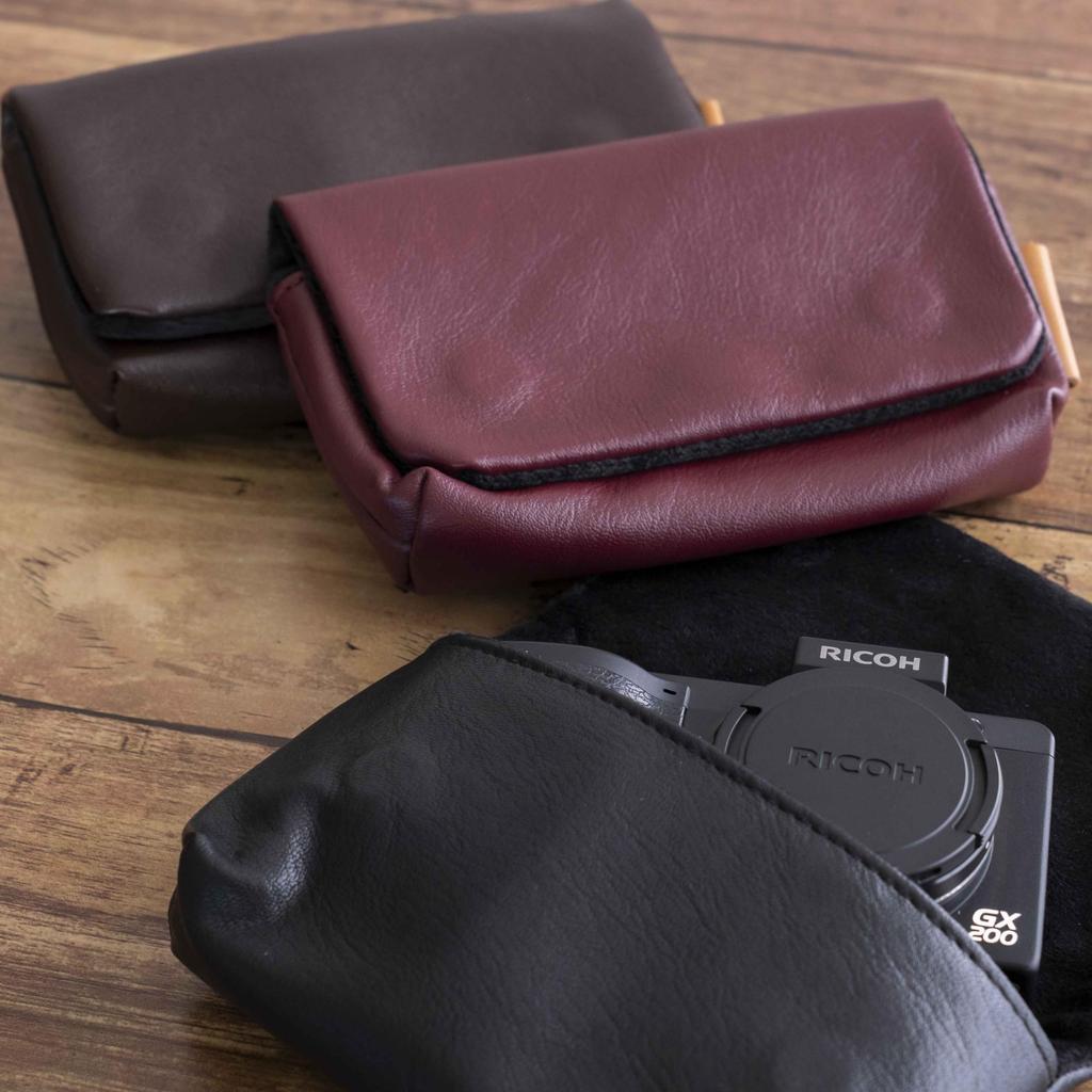 Компактная цифровая камера из искусственной ПУ кожи, Мягкая цифровая камера, Магнитная застежка, Чехол C-RAYS, Чехол, Чехол, (черный)