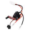 60A Brushed ESC Waterproof Dustproof Electronic Speed Controller for 1/10 RC Cars Boats