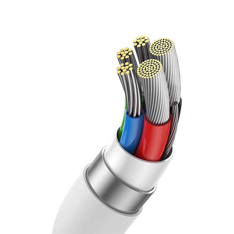 Baseus Elite USB-C Cable: 240W Power, 8K 60Hz Video Transfer, 1M Length, White - Superior Charging & Data Sync