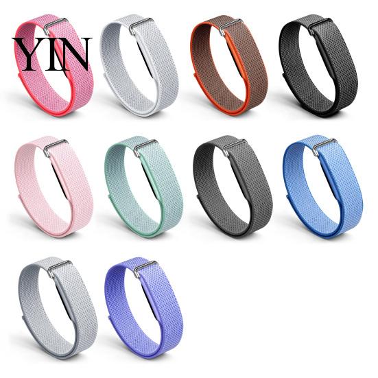 Универсальные спортивные сменные ремешки Нейлоновый ремешок для Fitbit Air, Дышащий ремешок для часов, Регулируемый спортивный браслет отводящий пот, Браслет против пота