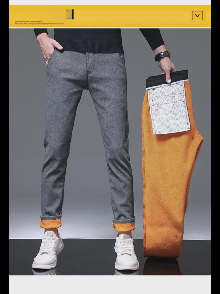 Four Seasons Men's Slim Stretch Casual Korean Pants