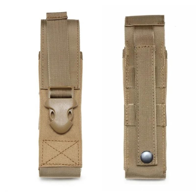 Flashlight Pouch Torch Holder Case Molle EDC Tool Waist Bag Outdoor Sport Camping Hiking Hunting Accessories Scissor Cover