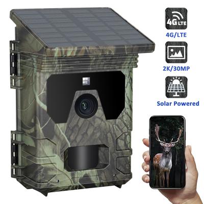 Hc-600pro 4g уличная беспроводная охотничья камера 2k Hd ночного видения 30MP поддержка солнечной зарядки приложение онлайн-наблюдение за дикой природой
