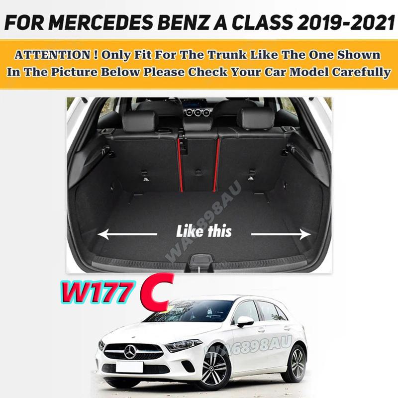 For Mercedes Benz A Class W176 W177 2013-2021 Auto Full Coverage Trunk Mat Car Cargo Liner Accessories