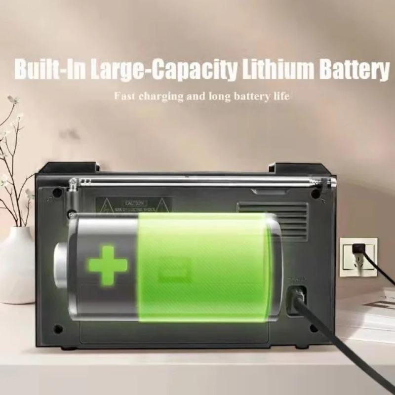 Полупроводниковый радиоприемник в подарок пожилым людям, трехдиапазонный радиоприемник в стиле ретро, портативная карта, Bluetooth-динамик, FM-указатель