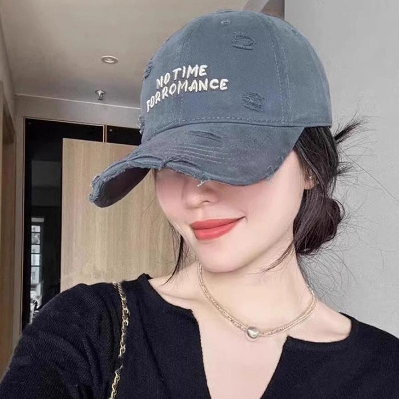 Hat Women'S Spring And Summer Baseball Cap Small Fresh Contrast Color Peaked Cap Couple Versatile Sports Hat