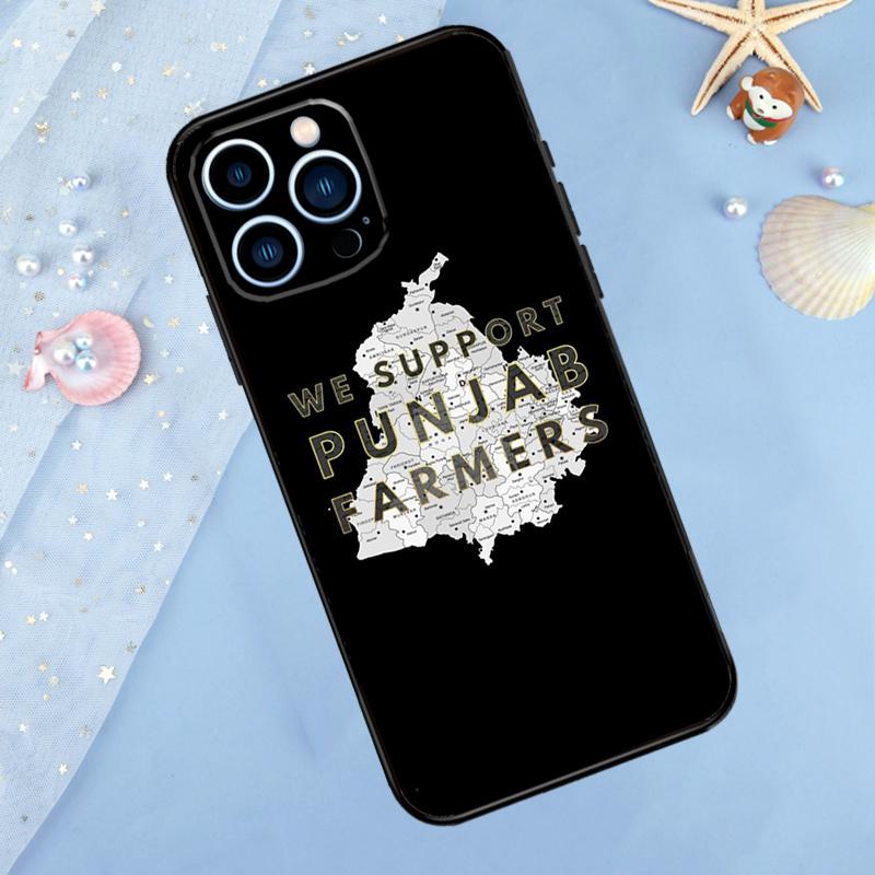 Карта Пенджаба Контурный Чехол Для iPhone 17 Pro Max 16 15 13 12 11 14 Pro Max Plus 12 13 Mini 16e 17 Air Задняя Крышка