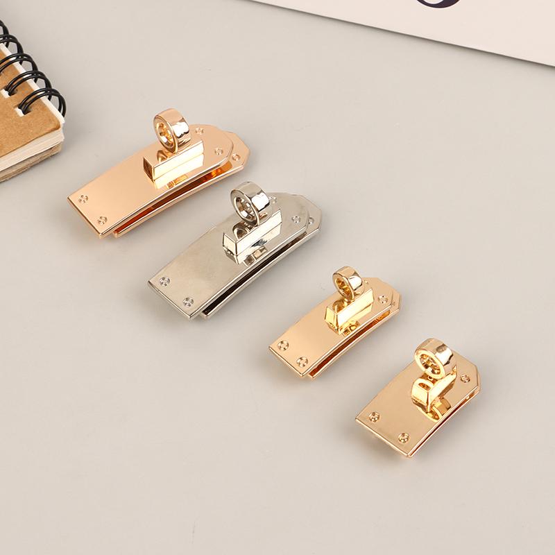 1Set Bag Lock Set Metal Buckles Clasp For Bag Strap Women Handbag Purse Twist Locks Diy Hardware Accessories