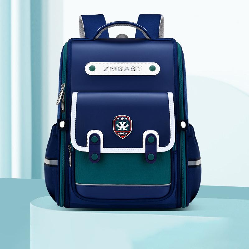 Дети начальной школы, детские рюкзаки в британском стиле с благородными панелями для девочек и мальчиков, новые детские простые модные большие сумки