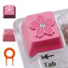 Bailante Bailande Keycap Custom Game Keycap Switch Mechanical Keyboard Keycap Metal Keycap Cherry Blossom Cute Personality Совместимость с большинством