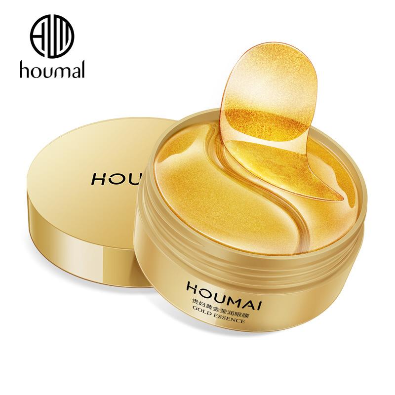HOUMAI Маска для глаз Gold Repair Увлажняющая, укрепляющая и увлажняющая вокруг глаз Мягкий уход за глазами