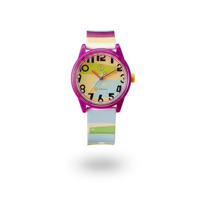 Q&Q SmileSolar Collaboration Model R01A-514VK Yellow Green Blue