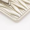 MIUMIU Fragment Case Card Case Matelasse Envelope Coin Purse PIRITE Leather Women Used