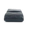 GUCCI 181716  Guccissima logo GG Pouch  Flap Cigarette case Sima leather Black