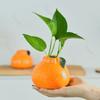 Креативные оранжевые керамические вазы для цветов для дома, гостиной, вазы для цветочных композиций, изысканные украшения для рабочего стола в офисе, подарки