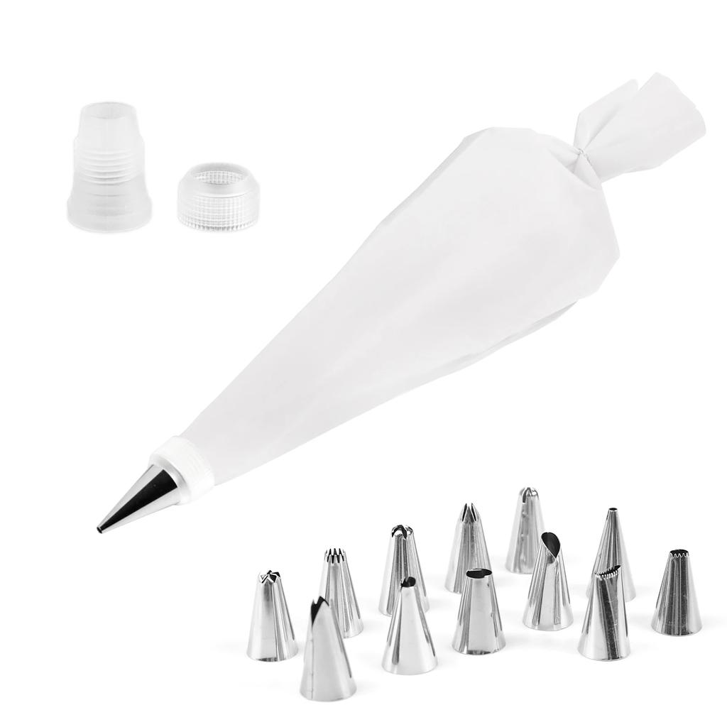 14/26/29 шт. Набор насадок для крема, кухонная выпечка, глазурь для торта, кондитерские принадлежности, инструменты для украшения торта, многоразовые кондитерские мешки