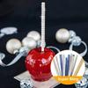 Rhinestone Apple Sticks Bling Candy Sticks Creative Cake Chocolate Caramel Sticks  Buffet Salad