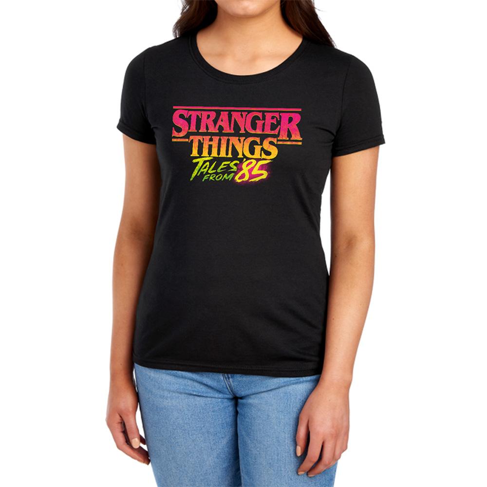 Stranger Things: Tales from ´85 Womens/Ladies Logo Capped Sleeved T-Shirt